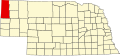 State map highlighting Sioux County