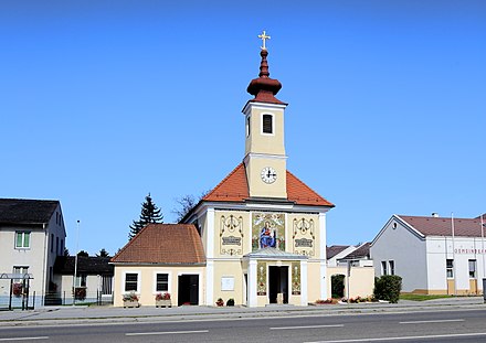 Parish church at Maria Ellend Maria Ellend - Kirche.JPG