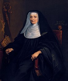 Mary Knatchbull Abbess of Ghent توسط جان مایکل رایت. jpg