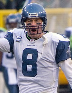Matt Hasselbeck played as the Seahawks quarterback from 2001 to 2010 and led the team to six postseason appearances and a Super Bowl appearance.