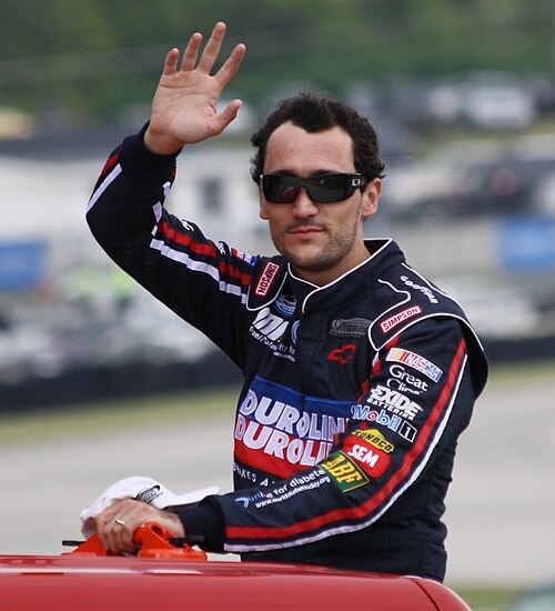 Paludo during driver intros at Road America in 2012