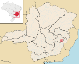 Santa Rita de Minas – Mappa