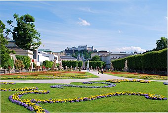 Gardens of Mirabell in Salzburg