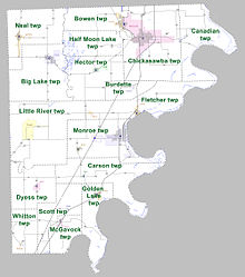 Townships in Mississippi County, Arkansas as of 2010 Mississippi County Arkansas 2010 Township Map large.jpg