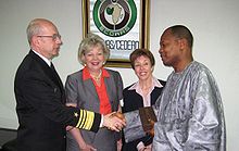 Chambas greets US officials 2007 Mohammed Ibn Chambas greets US officials 2007.jpeg