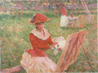 Blanche Hoschede painting Monet - Wildenstein 1996, 1330.png