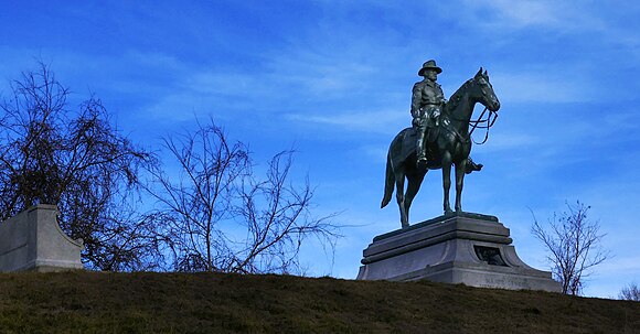 The monument to U.S. Grant at the national military park in Vicksburg, MS, unveiled in 1919
