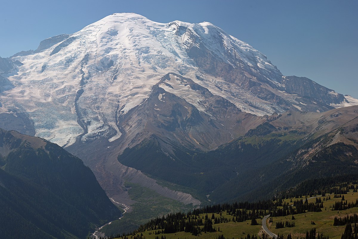 mount rainier summit map