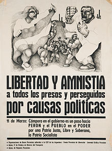 Afiche para la campaña de Cámpora 1973