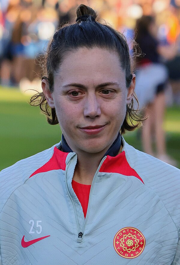 Klingenberg with the Portland Thorns in 2024