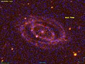 NGC 7098 vue dans le domaine des ultraviolets par GALEX.