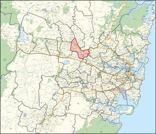 <span class="mw-page-title-main">Electoral district of Winston Hills</span> Electoral district of New South Wales