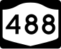 New York State Route 488 penanda