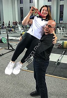 Nicole Rubanovich - Weightlifting european chmpionship 2019 Batumi 1.jpg