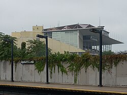 View of Aqueduct Racetrack from the Aqueduct-North Conduit Avenue subway station North Conduit-Aqueduct Grandstand.jpg