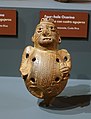 Ocarina de cuatro agujeros, Playa de los Muertos. Exposición de la Colección Mesoamericana, Museo Peabody, Universidad de Harvard.