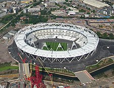 Aviva London Grand Prix se koná na stadionu Olympijský stadion (Londýn)