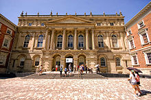 Osgoode Hall houses the Court of Appeal for Ontario, the appellate court for the province. One of Osgoode Hall facade during Doors Open Toronto event, 2010.jpg