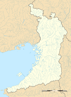 Осака на карте