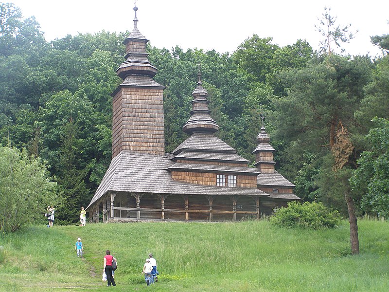 File:P6019805 Церква з села Канора Воловецького району Закарпатської області, Київ, Пирогів.JPG