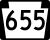 Pennsylvania Route 655 Truck marker