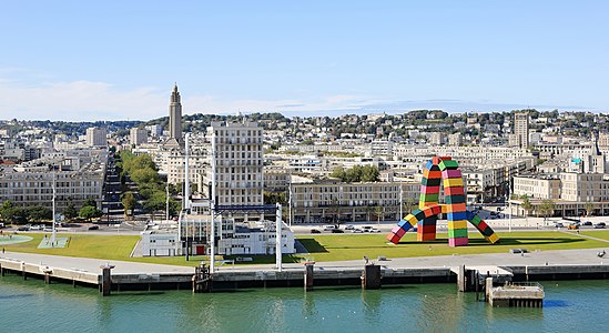 Panorama of Le Havre, France