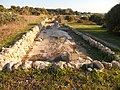 Cisterna romana - Tetto della volta del I segmento della cisterna