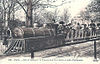 A postcard view of the Jardin d'Acclimatation railway circa 1910