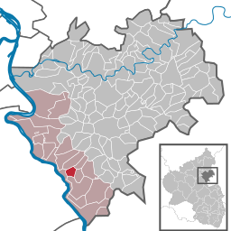 Läget för Patersberg i Rhein-Lahn-Kreis