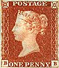Красный пенни. Великобритания (1841)