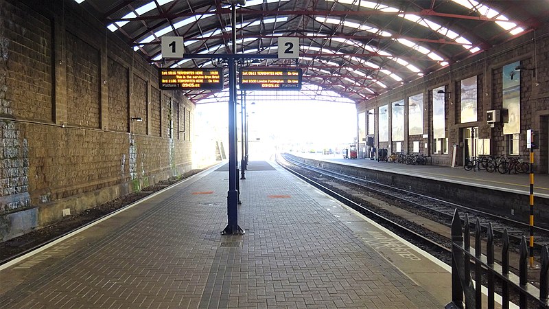 File:Penzance railway station canopy, terminus, Cornwall.jpg