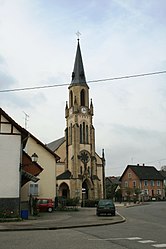 The church in Pfetterhouse