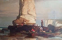 Ψαράδες στην Ετρετά, Εζέν Λεπουατβέν, (1860)