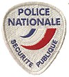 Police nationale France polizia patch white.jpg