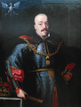 Portret króla Jana II Kazimierza w kolczudze, nieznany malarz czynny w Polsce w drugiej połowie XVII wieku