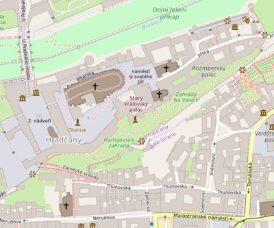 Prague - Prague Castle - OpenStreetMap.png