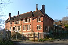 Preston Barracks was built in the late 18th century alongside Lewes Road but was redundant by the 21st century. Preston Barracks, Lewes Road, Brighton (December 2012) (1).JPG