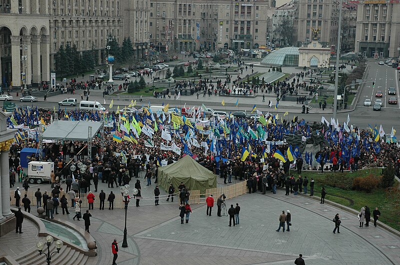 File:Protest in Ukraine in 2010.JPG