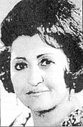 Esmat Dowlatshahi, dite Esmat ol-Molouk, quatrième épouse de Reza Chah.