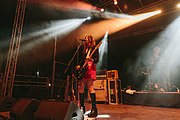 Deutsch: Die englische Rockband Blood Red Shoes bei Rocken am Brocken 2022 English: Brighton rock band Blood Red Shoes at Rocken am Brocken 2022