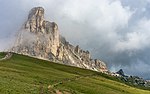 Миниатюра для Файл:Ra Gusela, view from Passo Giau.jpg