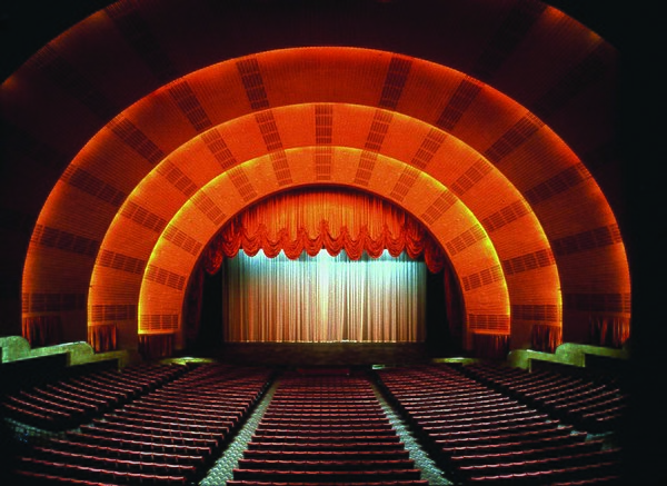 View of Radio City's proscenium