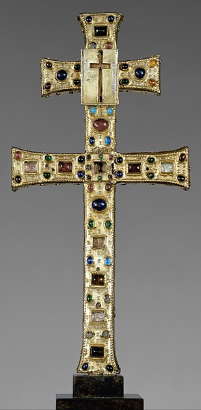 Reliquary Cross, French, c. 1180