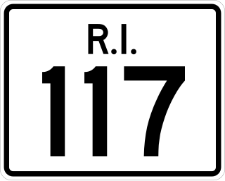 <span class="mw-page-title-main">Rhode Island Route 117</span> State highway in Rhode Island, US