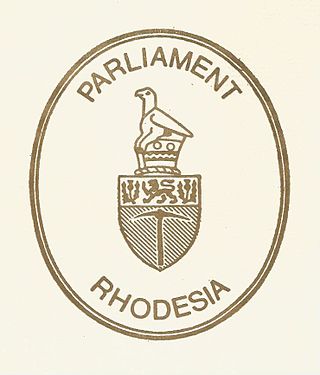 <span class="mw-page-title-main">Parliament of Rhodesia</span> 1970–1979 bicameral legislature of Rhodesia