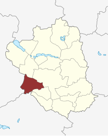 Location of the Sigersted Sogn in the Ringsted municipality