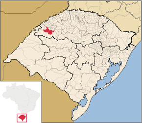Kart over São Luiz Gonzaga