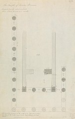 Architectural Drawing of the Temple of Sunias Minerva