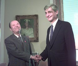 with Robert Rubin (on 26 April 1999)