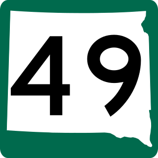 <span class="mw-page-title-main">South Dakota Highway 49</span> State highway in South Dakota, United States